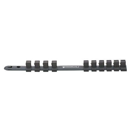 Stahlwille Tools RAIL FOR 1/2'' DRIVE SOCKETS, FOR 10 SOCKETS, L. 307 MM 12918/10